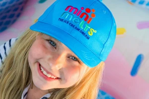 Czapka z daszkiem Mini Melts niebieska